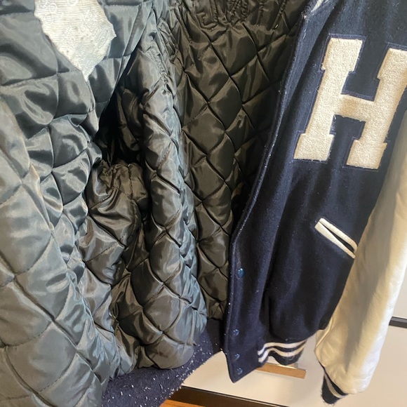 Old School Vintage Quilted “Letterman” Jacket - Picture 10 of 16